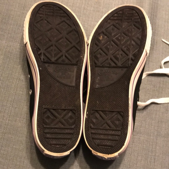 Converse purple and black size 4 us - Picture 3 of 6